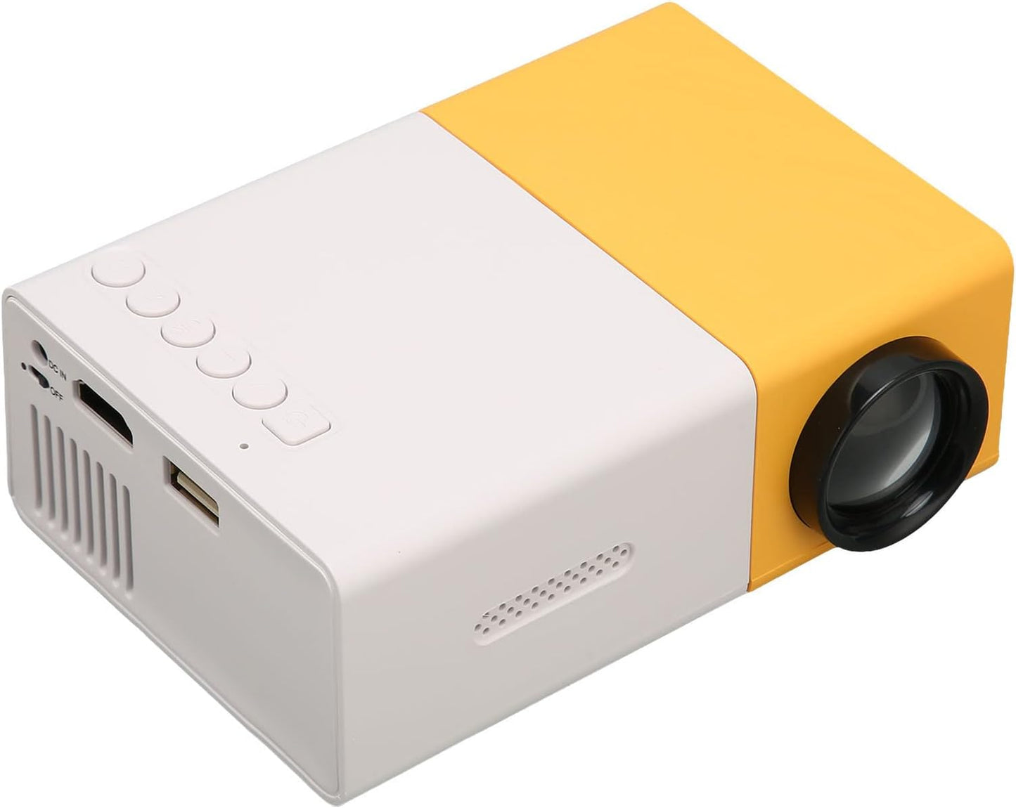 Mini Projector – 1080P Full HD Support, Portable LED Projector, 4K Video Playback, Multiple Connectivity Options