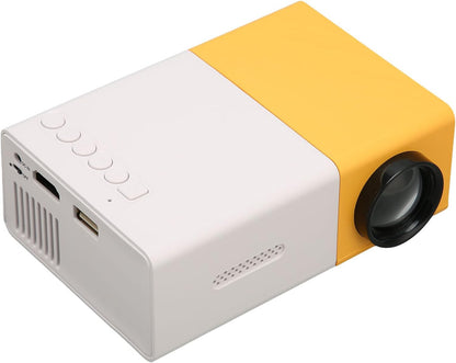 Mini Projector – 1080P Full HD Support, Portable LED Projector, 4K Video Playback, Multiple Connectivity Options